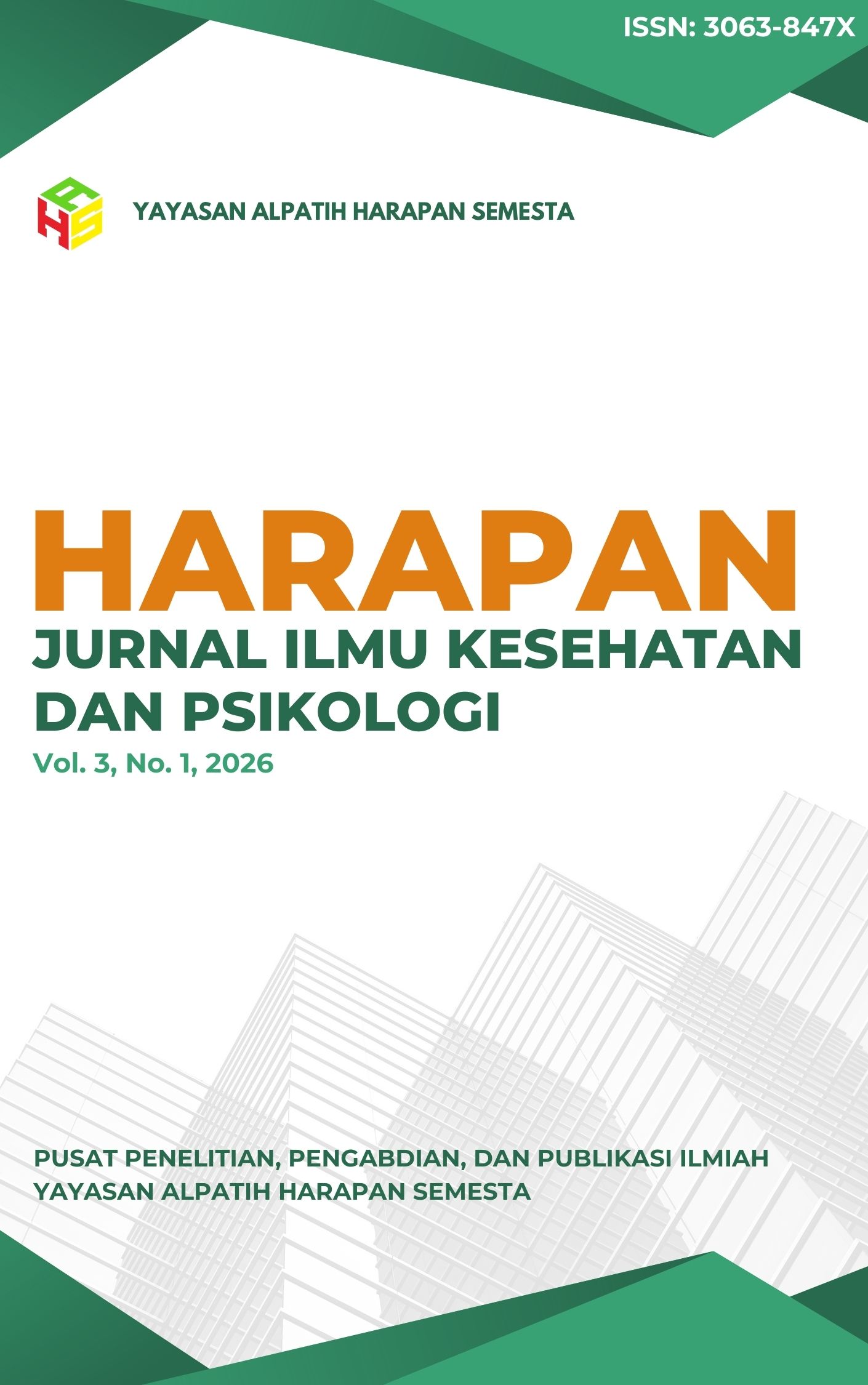 					View Vol. 3 No. 1 (2026): HARAPAN: Jurnal Ilmu Kesehatan dan Psikologi
				